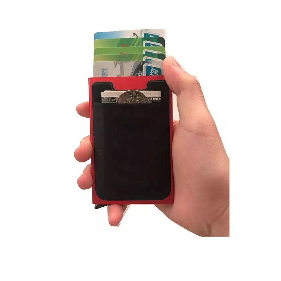 Billetera Cartera Aluminio Proteccion RFID QB0097 3