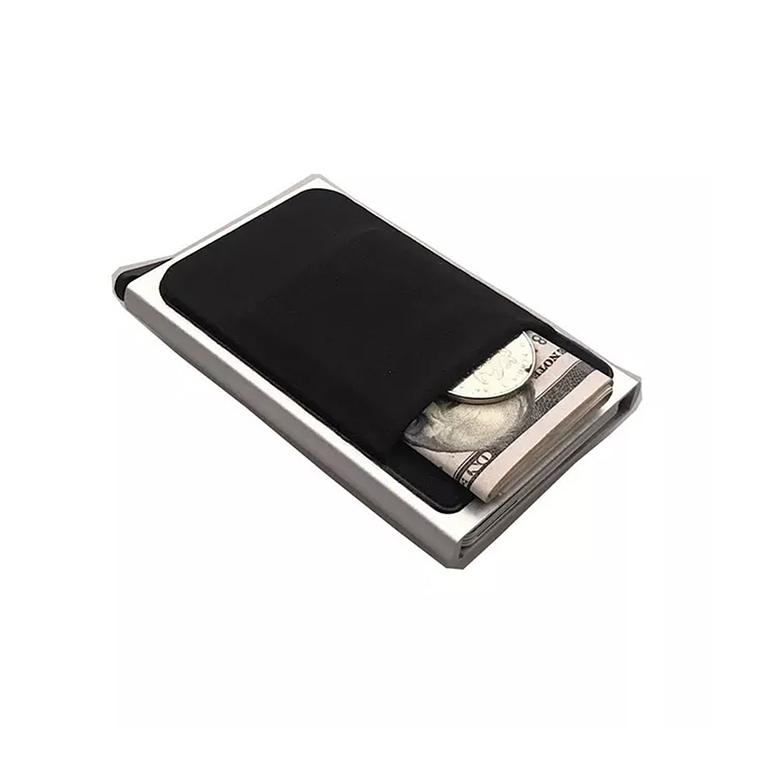 Billetera Cartera Aluminio Proteccion RFID QB0097 5