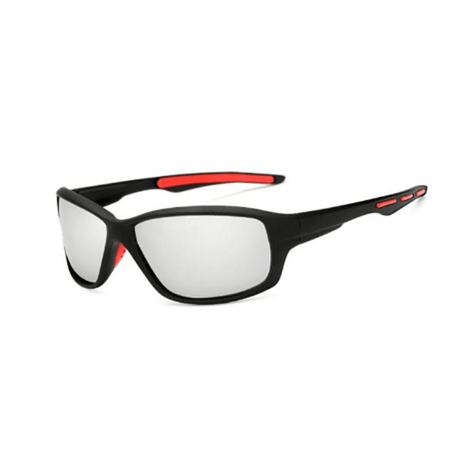 Gafas De Sol UBMD Polarizadas Deportivas Para Ciclismo 1009 Negro Rojo