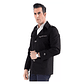 Chaqueta Hombres Casual Slim Fit Algodon Abrigo 8888 Negro - Miniatura 3