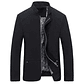 Chaqueta Hombre Casual Slim Fit Cremallera MWJ1778 Negro - Miniatura 2
