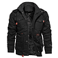 Chaqueta Hombres Moda Slim Casual Gotica Negro - Miniatura 1