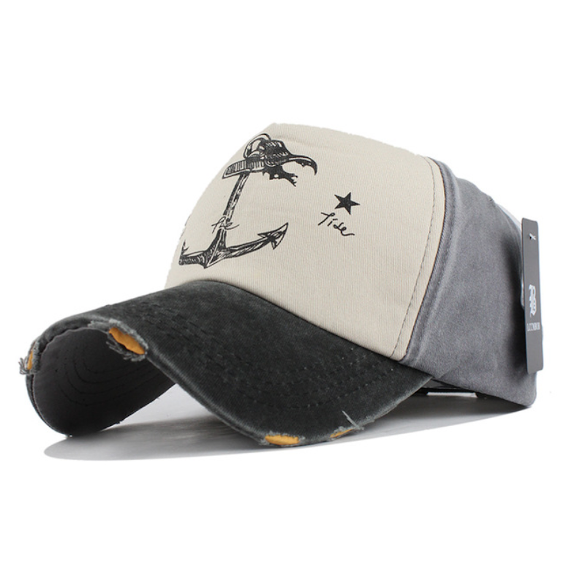 Gorra Beisbol Algodon Ancla Bordada Deportiva Ajustable 5006 6