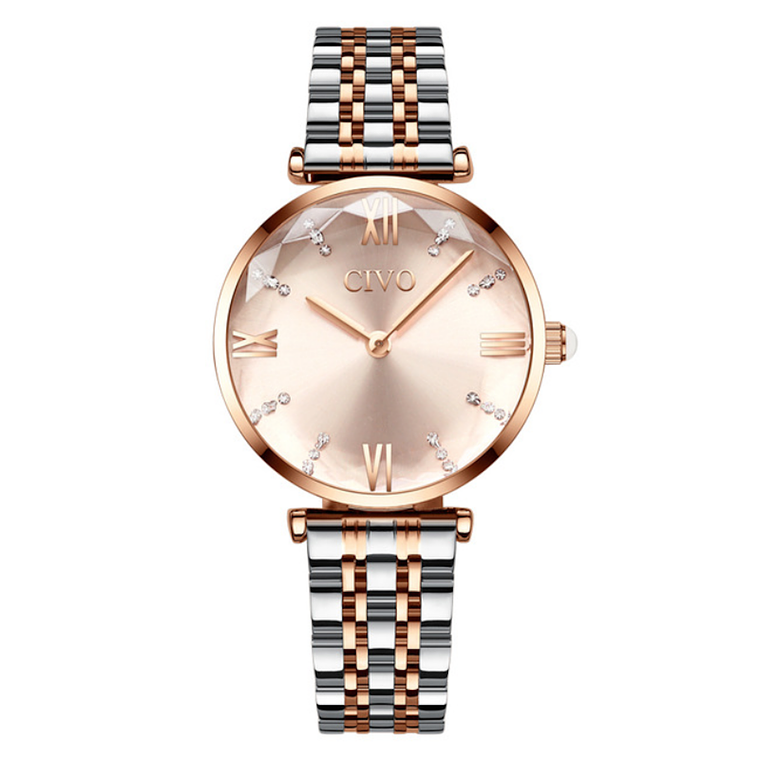 Reloj Mujer Lujo Dial Acero Inoxidable SHENGKE 0095 27