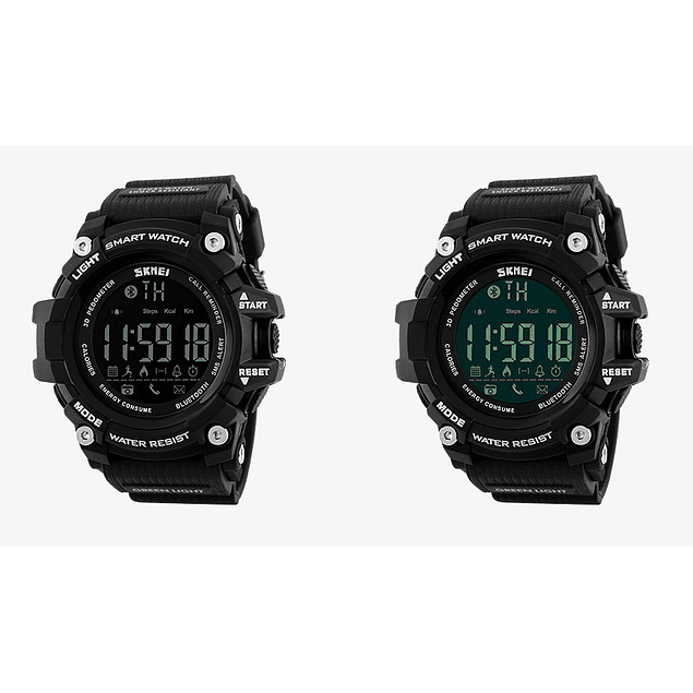 Smartwatch Digital SKMEI 1227 Luz Fondo Negro 