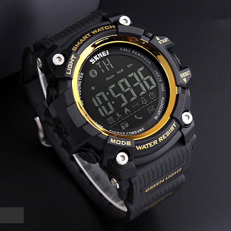 Smartwatch Digital SKMEI 1227 Luz Fondo Negro  4
