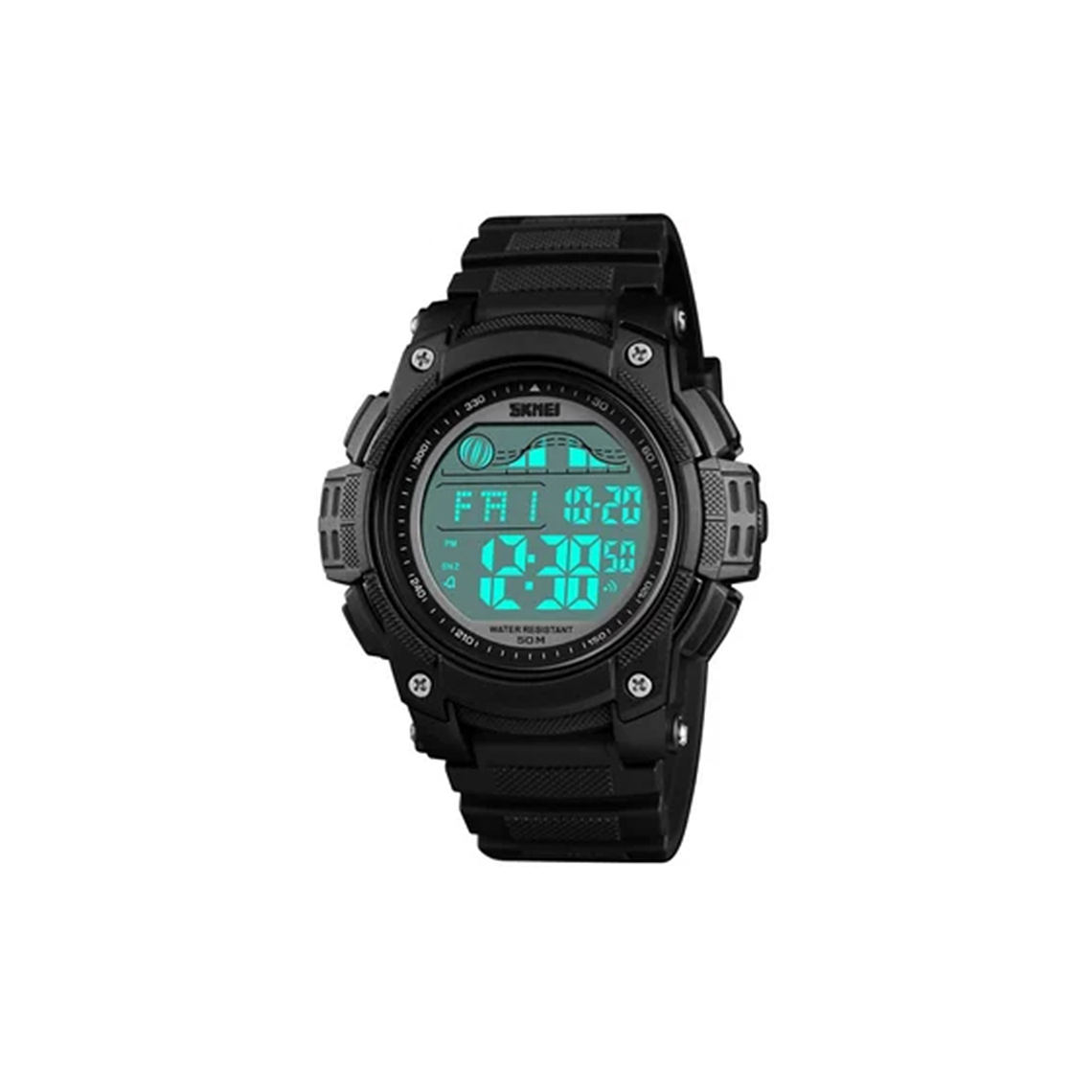 Relojes Deportivos SKMEI Digital 50BAR LED 1372 Negro 2