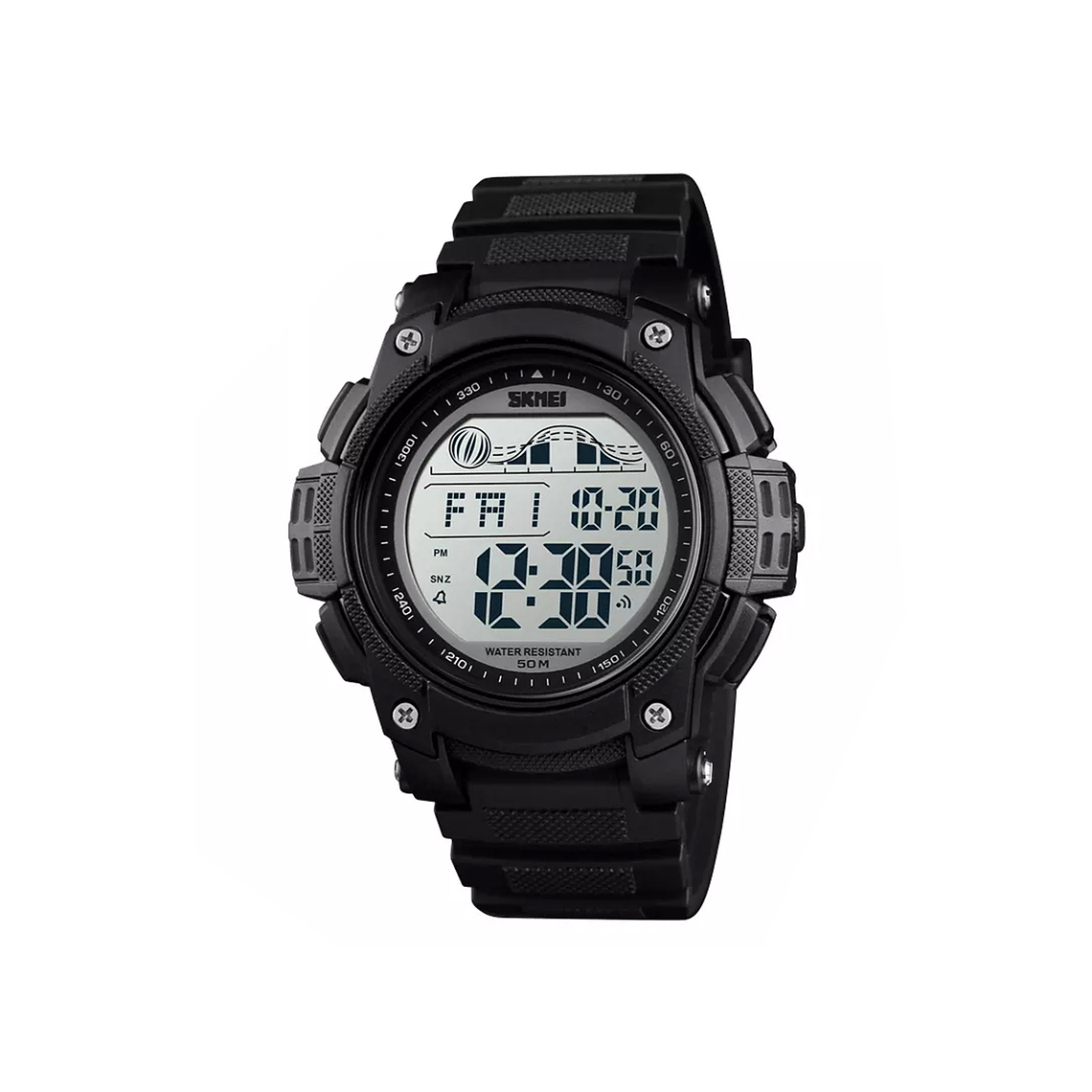 Relojes Deportivos SKMEI Digital 50BAR LED 1372 Negro 1
