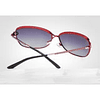 Gafas Lentes Sol Mujer Ovaladas Uv400 8702 Rojo