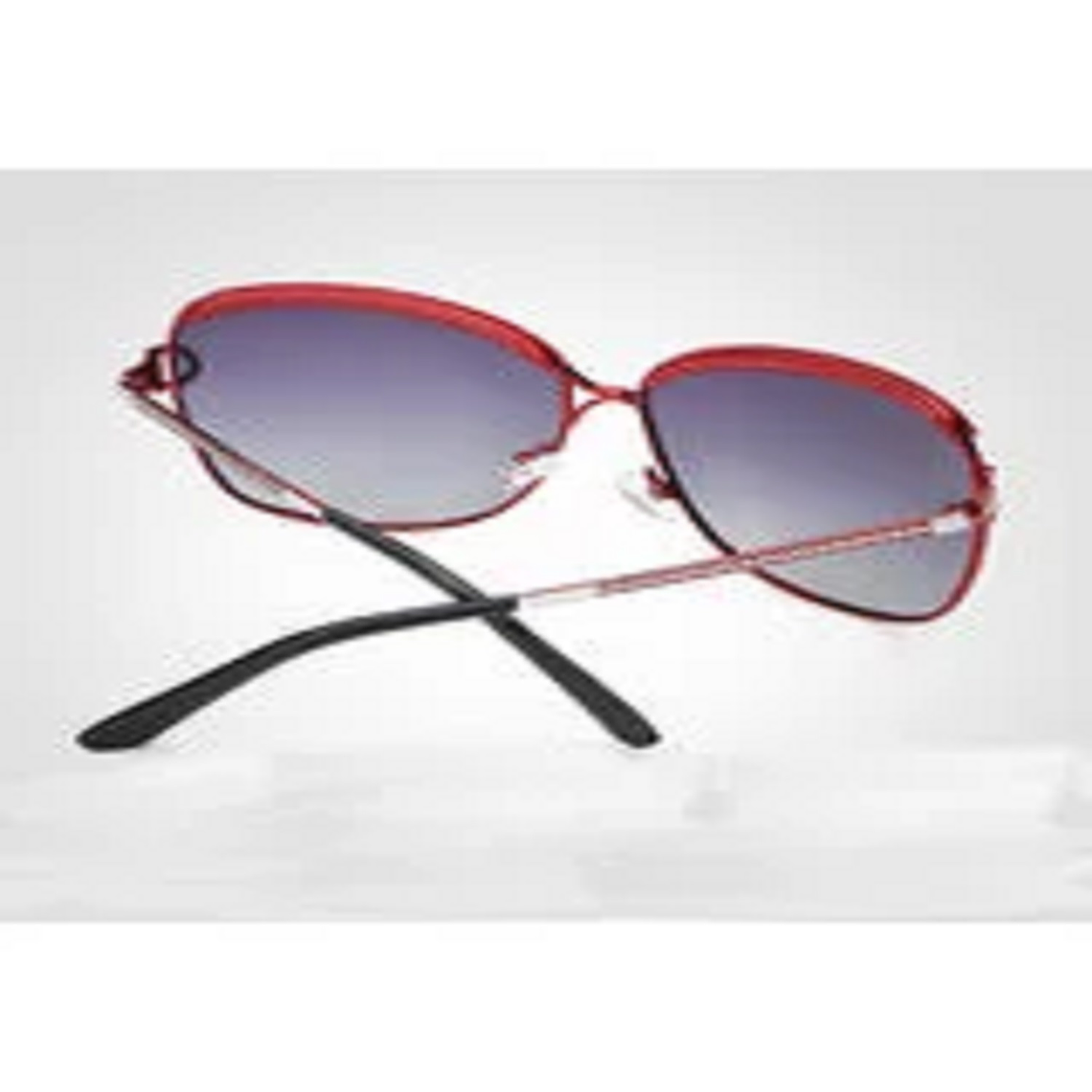 Gafas Lentes Sol Mujer Ovaladas Uv400 8702 Rojo 3