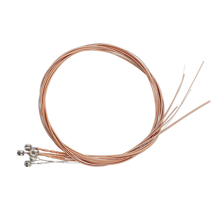 Set 6 Cuerdas Guitarra Acustica Principiantes Aleacion- 3