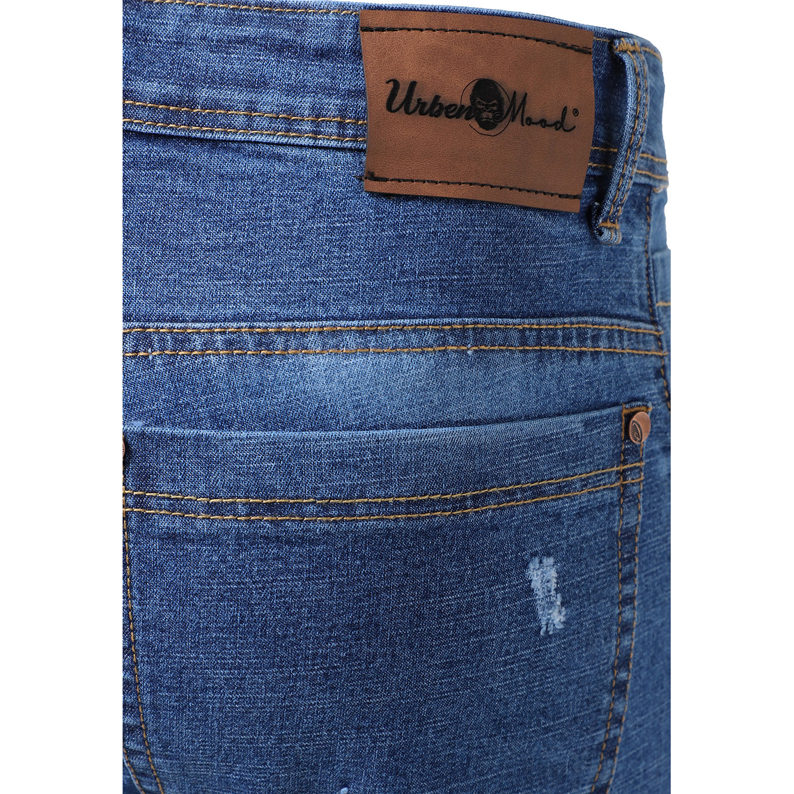 Pantalon Jean Hombre UrbenMood Ajuste Regular Stretch 2305 12