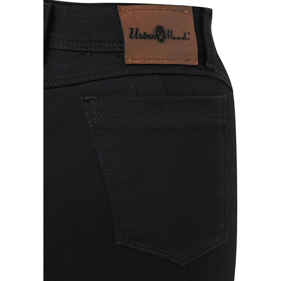 Pantalon Jean Mujer UrbenMood Levanta Cola Stretch 2305 Negro 4