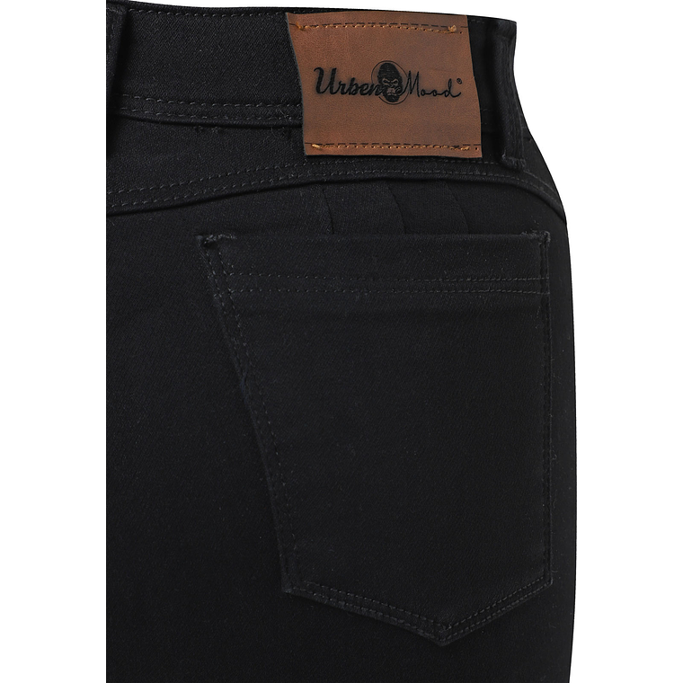 Pantalon Jean Mujer UrbenMood Levanta Cola Stretch 2305 Negro 4