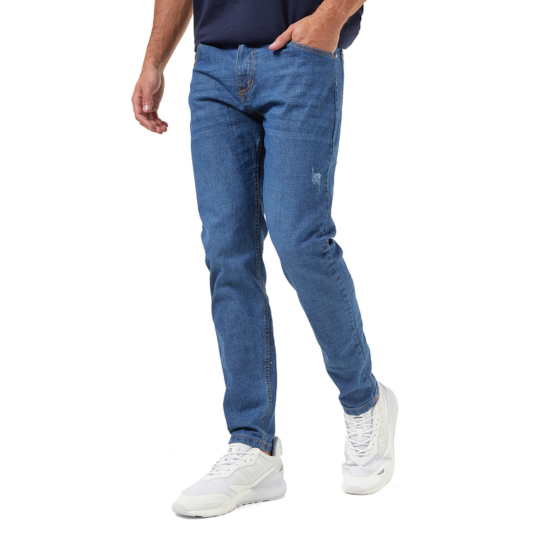 Pantalon Jean Hombre UrbenMood Ajuste Regular Stretch 2305 13