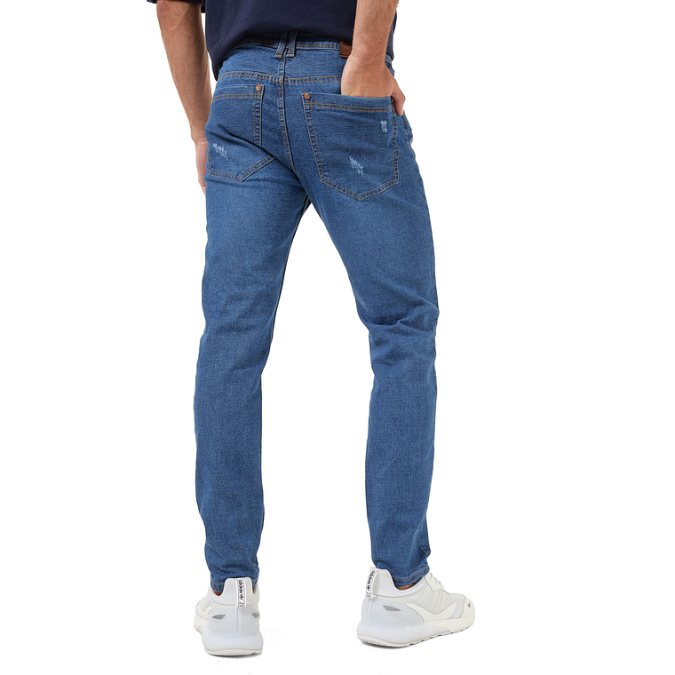 Pantalon Jean Hombre UrbenMood Ajuste Regular Stretch 2305 14
