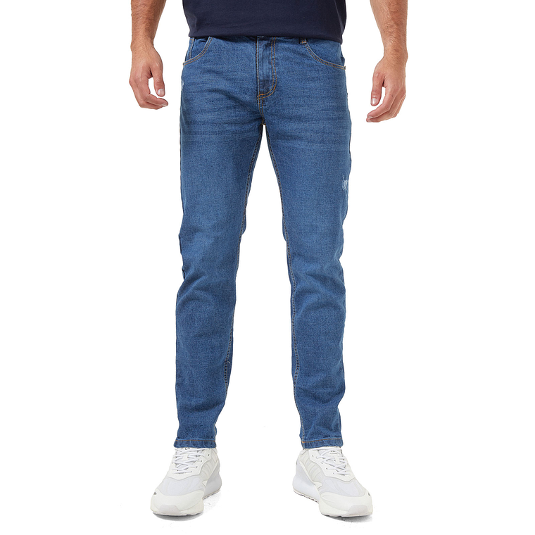 Pantalon Jean Hombre UrbenMood Ajuste Regular Stretch 2305 15