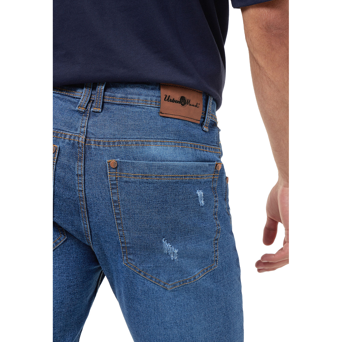 Pantalon Jean Hombre UrbenMood Ajuste Regular Stretch 2305 17