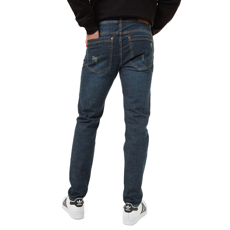 Pantalon Jean Hombre UrbenMood Ajuste Regular Stretch 2305 24