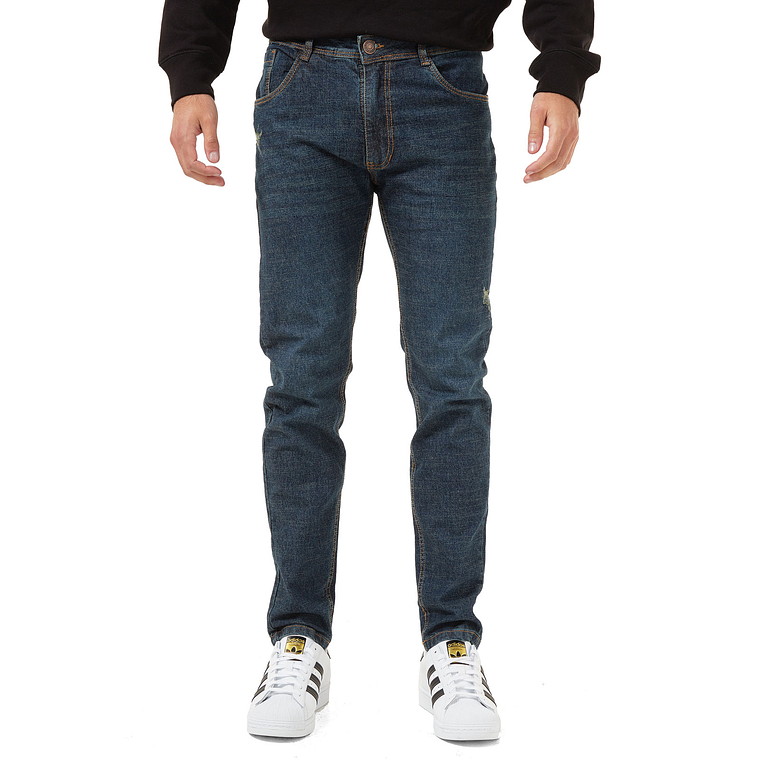 Pantalon Jean Hombre UrbenMood Ajuste Regular Stretch 2305 25