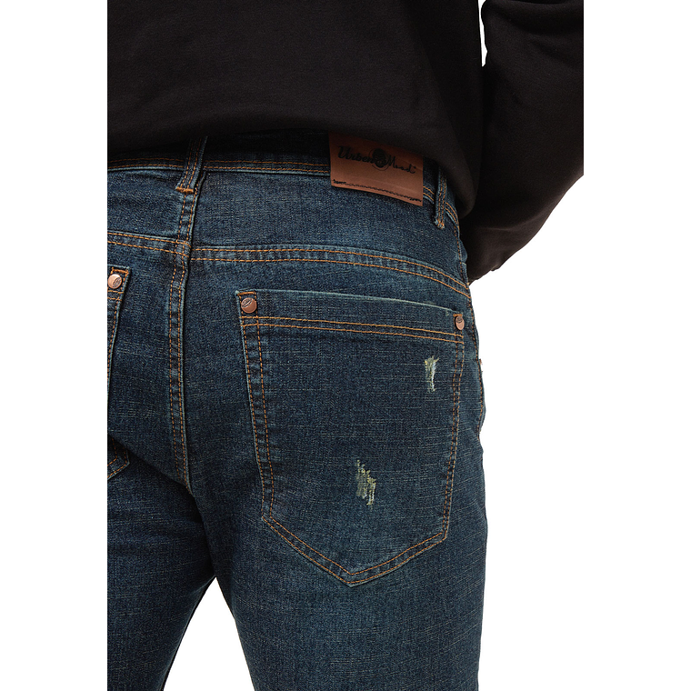 Pantalon Jean Hombre UrbenMood Ajuste Regular Stretch 2305 27