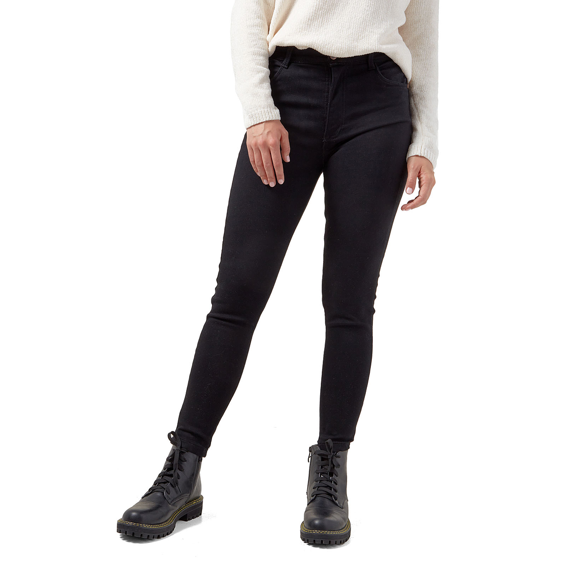 Pantalon Jean Mujer UrbenMood Levanta Cola Stretch 2305 Negro 5