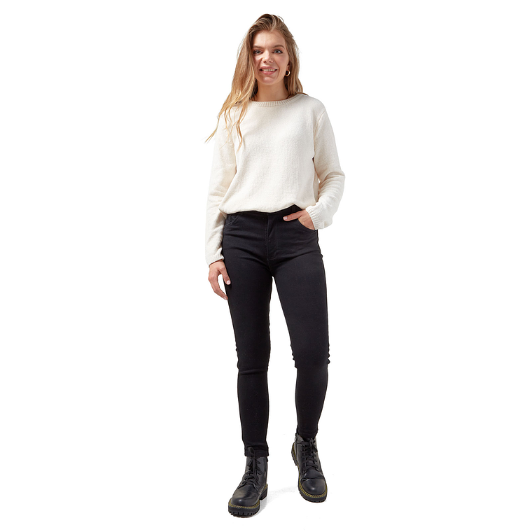 Pantalon Jean Mujer UrbenMood Levanta Cola Stretch 2305 Negro 7