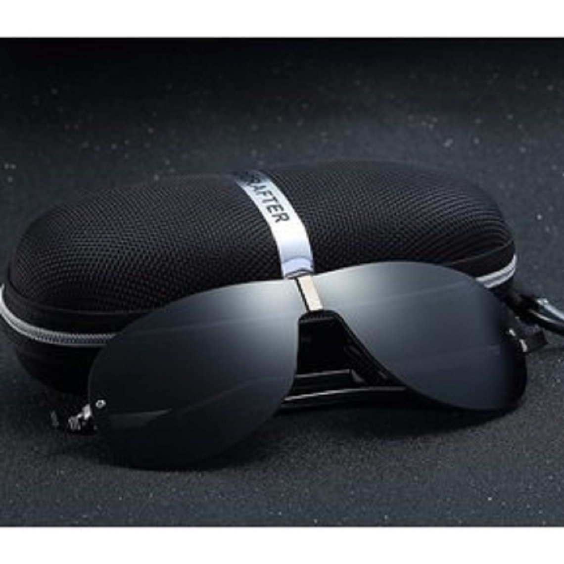 Gafas Lentes Sol Polarizados HDCRAFTER 8490 Negro Gris 4