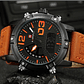 Reloj Cuarzo Digital Militar Naviforce NF9095 Negro Naranja - Miniatura 3