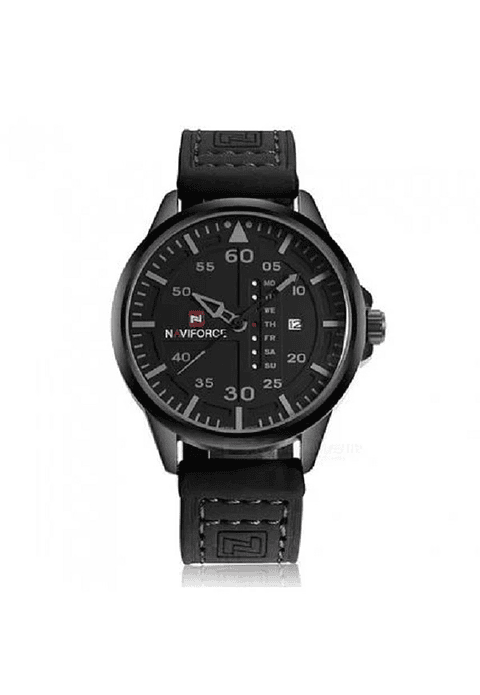 Reloj Hombre Naviforce Cuero Acero Inoxidable NF9074M