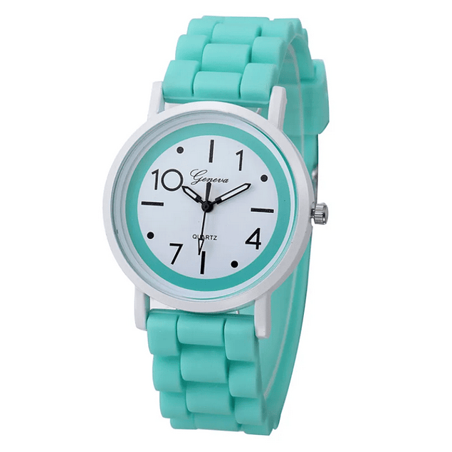 Reloj Mujer Cuarzo Deportivo Silicona