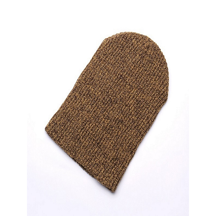 Gorro Beanie Punto Calido Acrilico Unisex 221 Marron 1