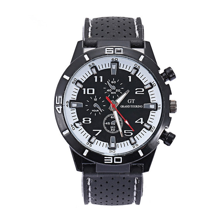 Reloj Cuarzo Casual Estilo Militar  Color Blanco 1