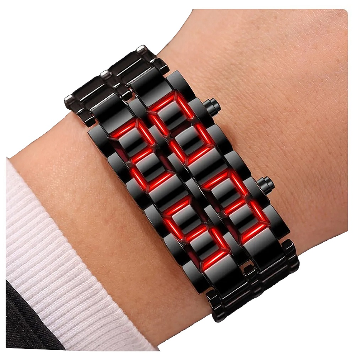 Reloj Hombre UBMD Digital Metal Negro KL4276 Hora y Fecha Negro 3