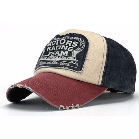 Gorra Beisbol Diseño MRT Rojo Azul