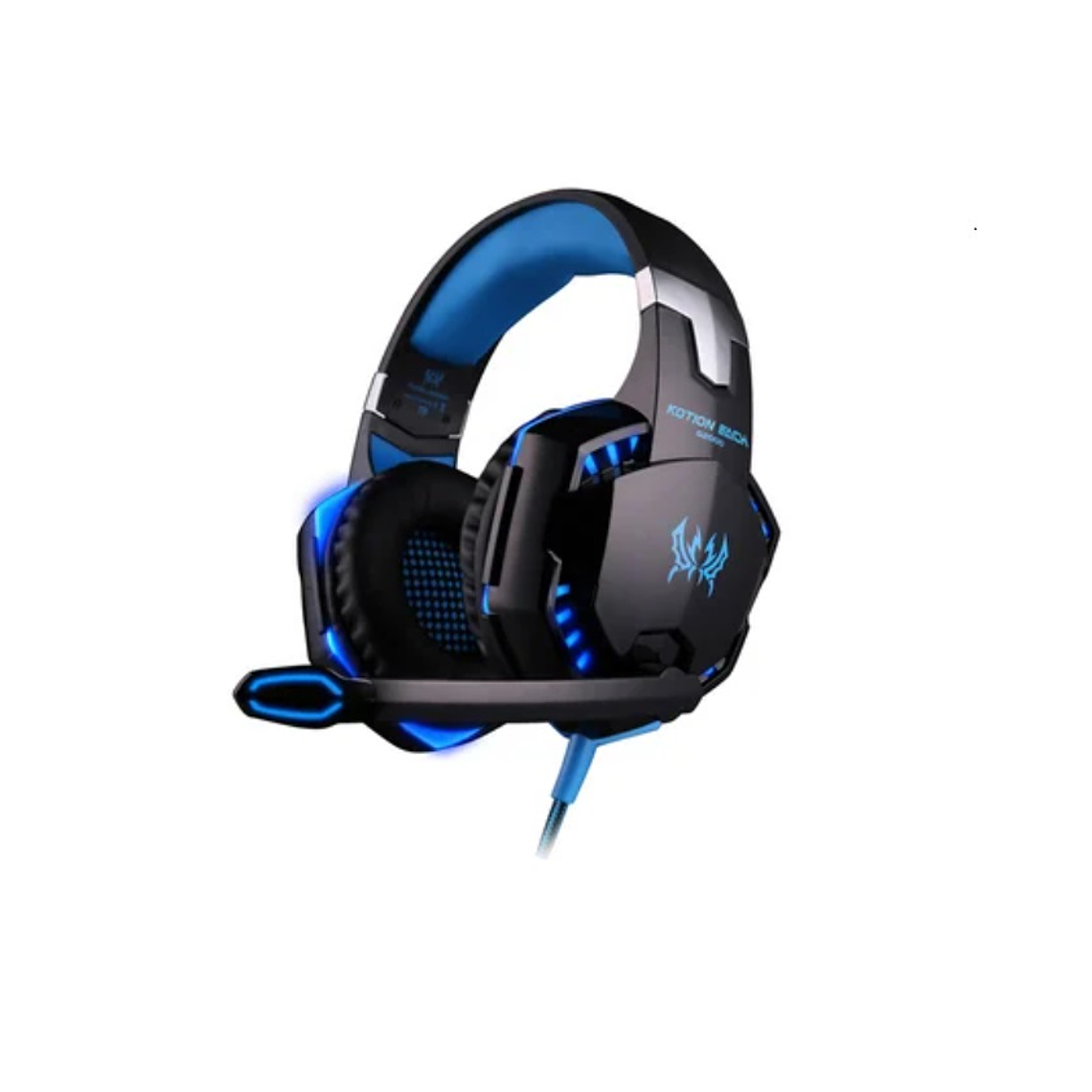 Audifonos Microfono Gaming Estereo Kotion G2000 Azul 1