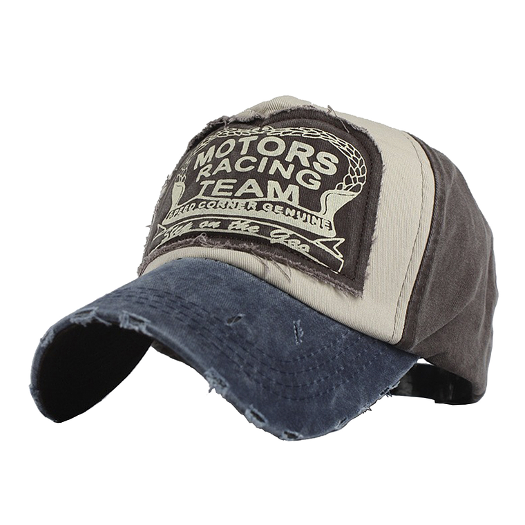 Gorra Beisbol Diseño MRT Azul Cafe 1