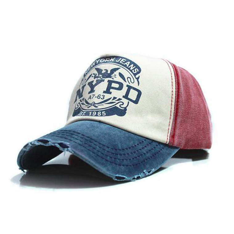 Gorra Beisbol Ajustable Talla Unica Azul Rojo 1