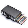 Billetera Tarjetero UBMD Aluminio Bloqueo RFID Hombres 9768 Negro
