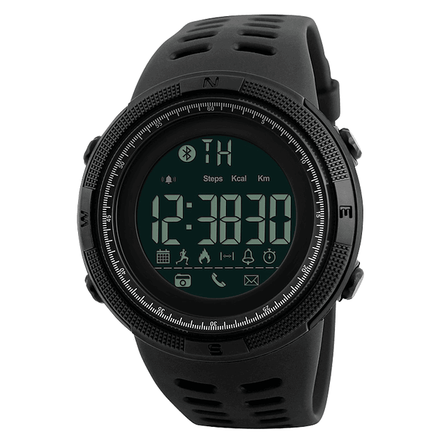 Reloj Smartwatch Bluetooth Podómetro SKMEI 1250 Negro