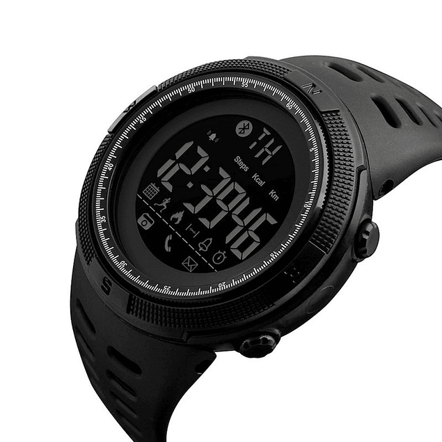 Reloj Smartwatch Bluetooth Podómetro SKMEI 1250 Negro