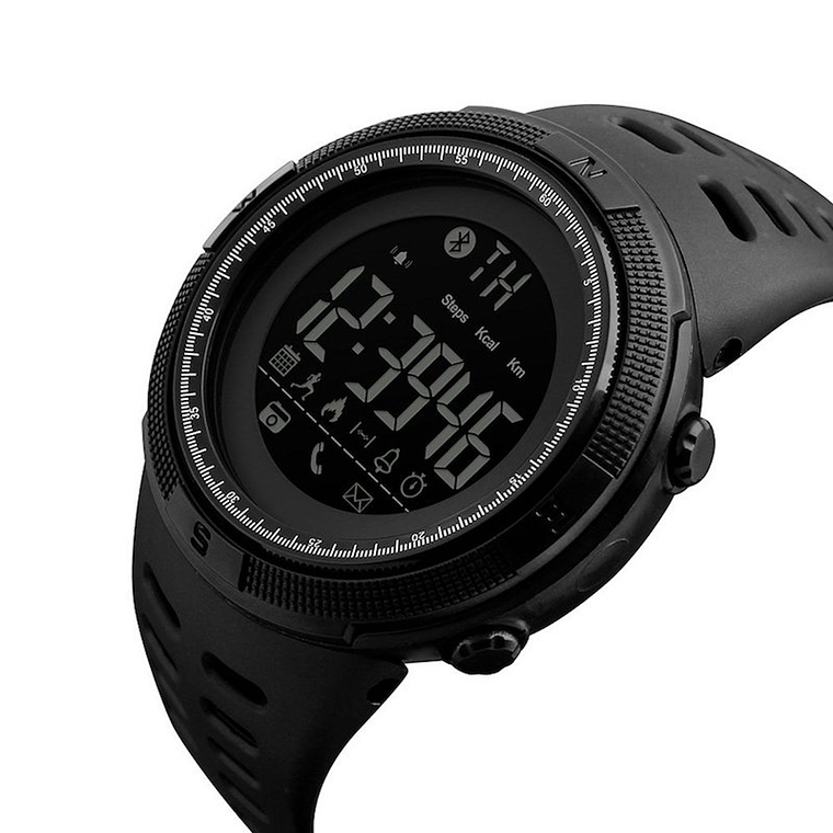 Reloj Smartwatch Bluetooth Podómetro SKMEI 1250 Negro 2