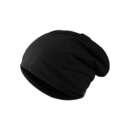 Gorro Liso Unisex Punto Elastico Invierno Casual 010 Negro