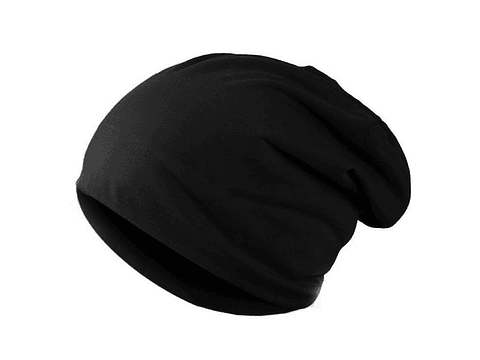 Gorro Liso Unisex Punto Elastico Invierno Casual 010 Negro