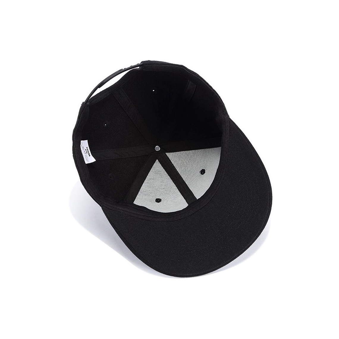 Gorra Plana Beisbol Hip Hop Unisex Algodon Bordado 3D Negro Rojo 3