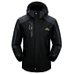 Chaqueta Impermeable Capucha SA153 Negro - Miniatura 1