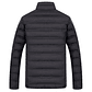 Chaqueta Cortavientos Ligera Hombre Ajustada Deportiva 925 Negro - Miniatura 2