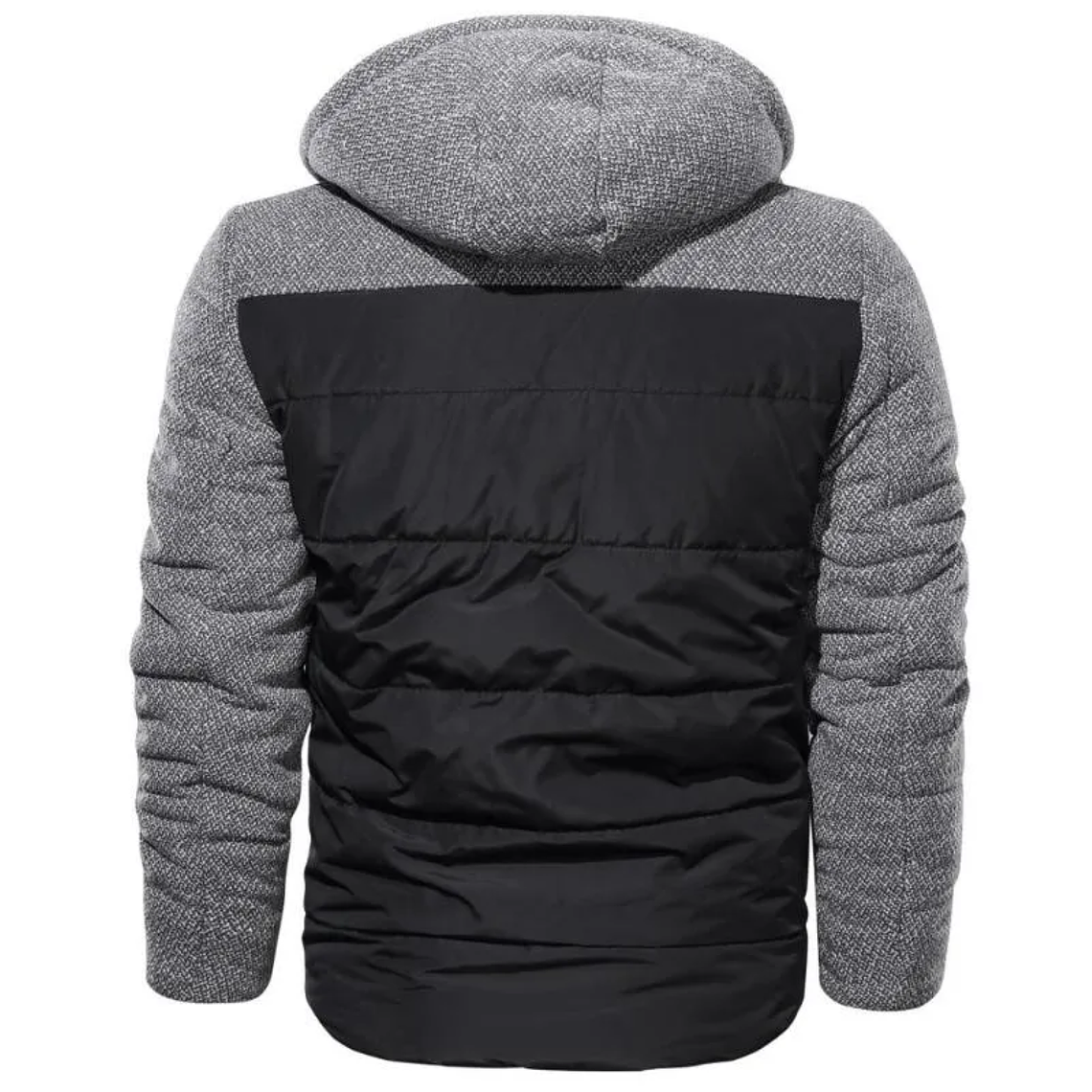 Chaqueta Abrigo Invierno Calida Hombre Gruesa Algodon SA830 Negro 2