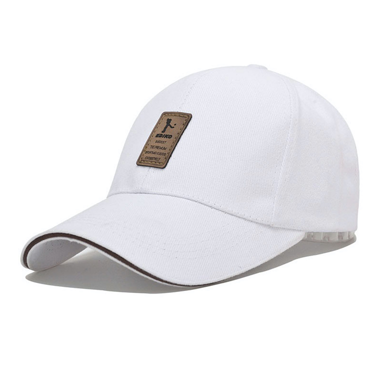Gorra Golf Ajustable Logo Marron Blanco 1