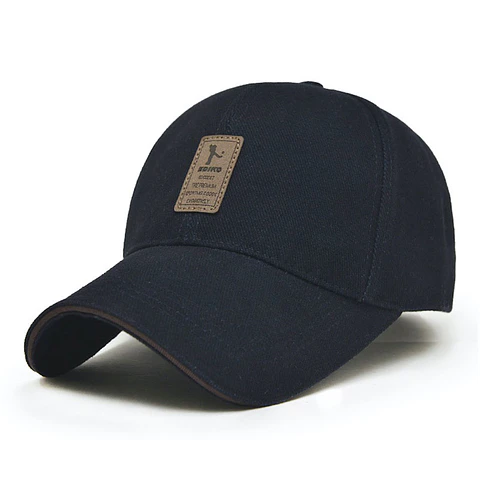 Gorra Golf Ajustable Logo Marron Negro